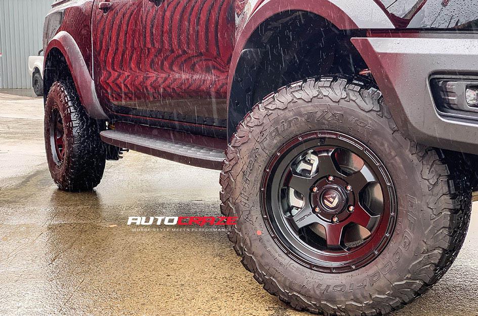 FORD RANGER RAPTOR SHOK MATTE BLACK